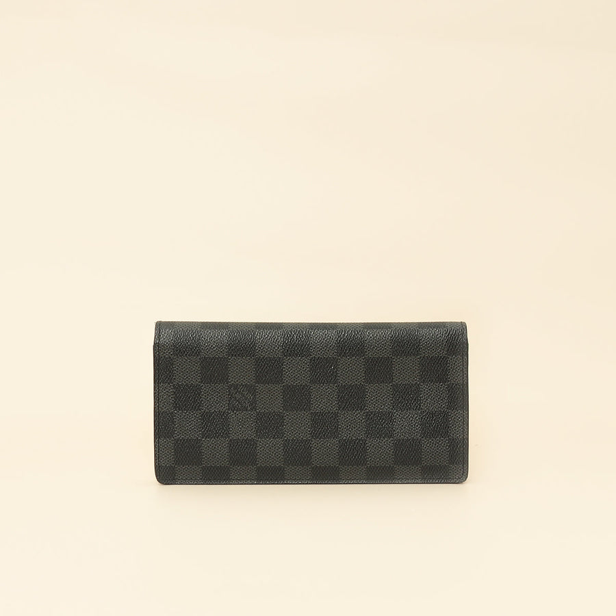 Louis Vuitton Damier Brazza Wallet w/ Y.H Initials