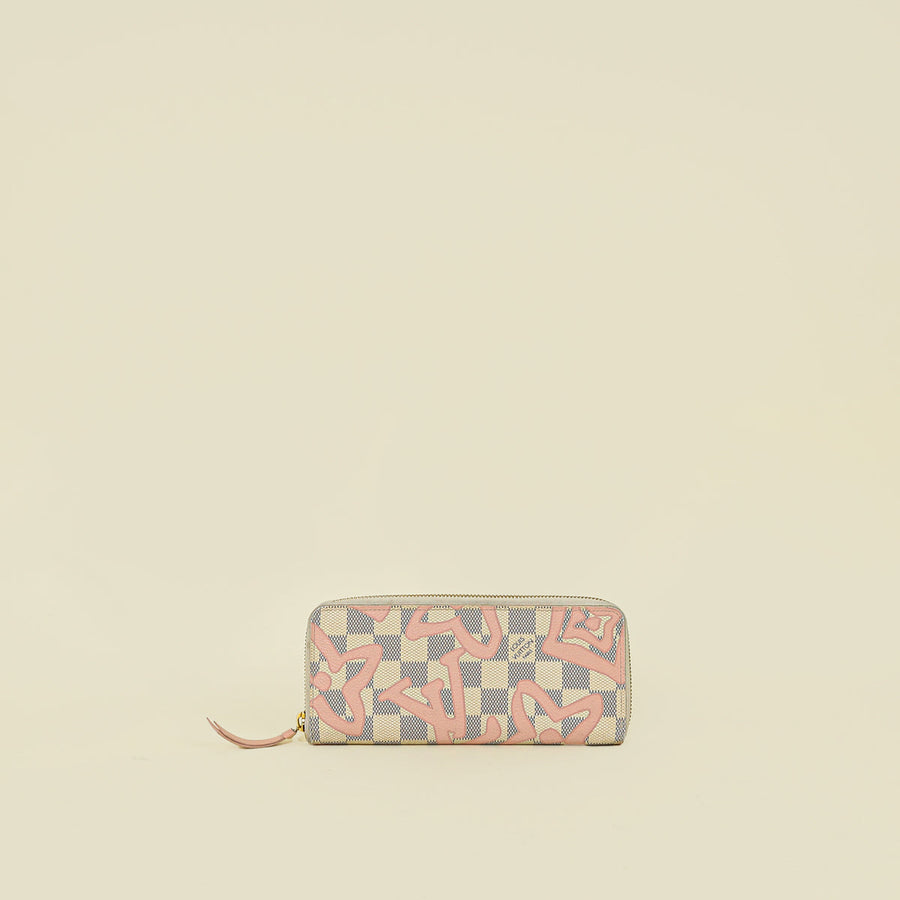 Louis Vuitton Damier Azur Tahitienne Clemence Wallet
