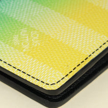 Louis Vuitton Gradient Green Damier Stripes Pocket Organiser