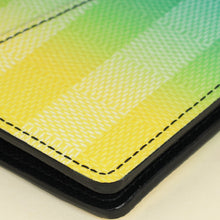 Louis Vuitton Gradient Green Damier Stripes Pocket Organiser