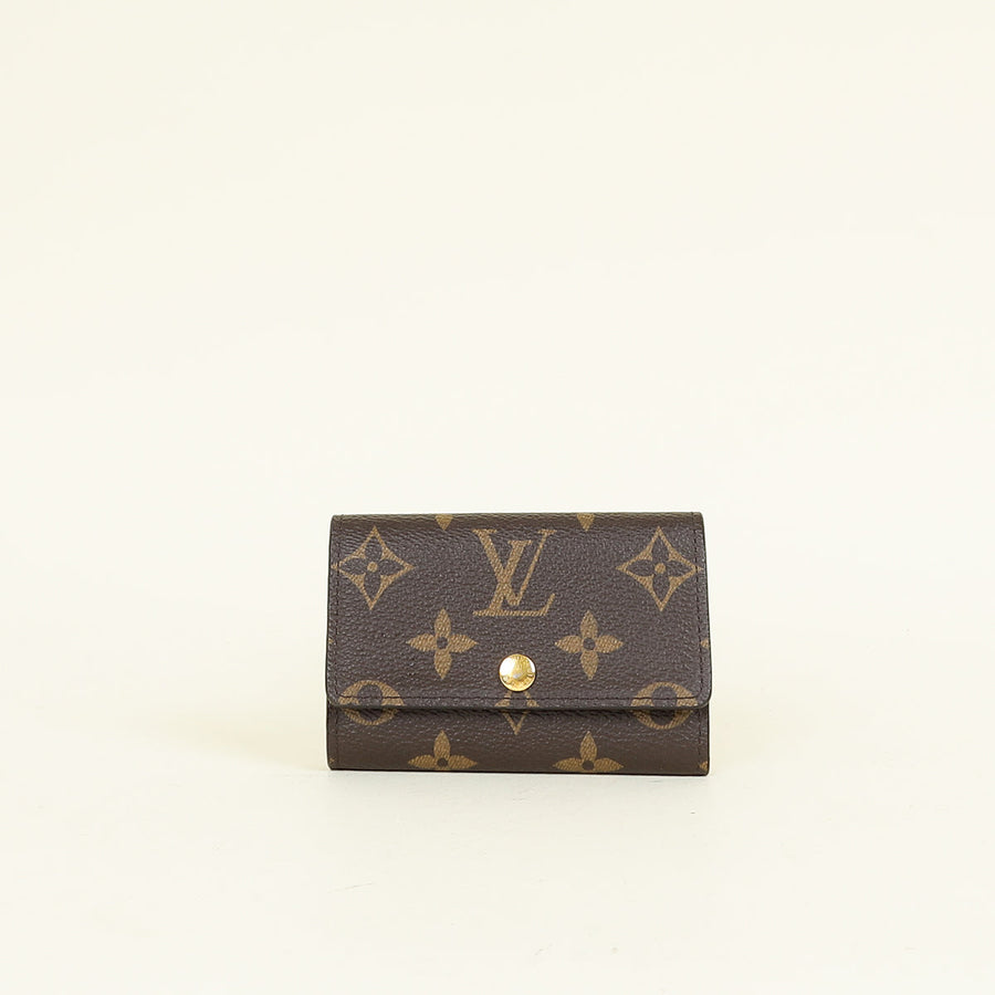 Louis Vuitton Monogram 6 Key Holder w/ Initials
