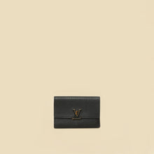 Louis Vuitton Black Capucines Compact Wallet