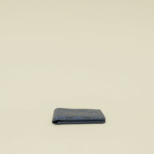 Louis Vuitton Navy Blue Monogram Shadow Multiple Wallet