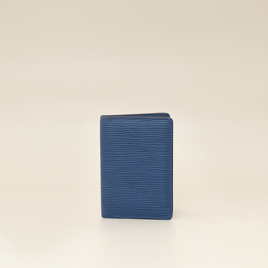 Louis Vuitton Blue Pocket Organiser Wallet