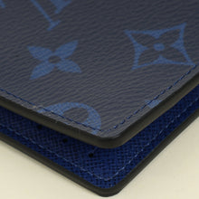 Louis Vuitton Navy Blue Monogram Pacific Taiga Pocket Organiser W/ H.S Initials