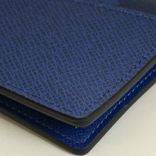 Louis Vuitton Navy Blue Monogram Pacific Taiga Pocket Organiser W/ H.S Initials