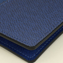 Louis Vuitton Navy Blue Monogram Pacific Taiga Pocket Organiser W/ H.S Initials