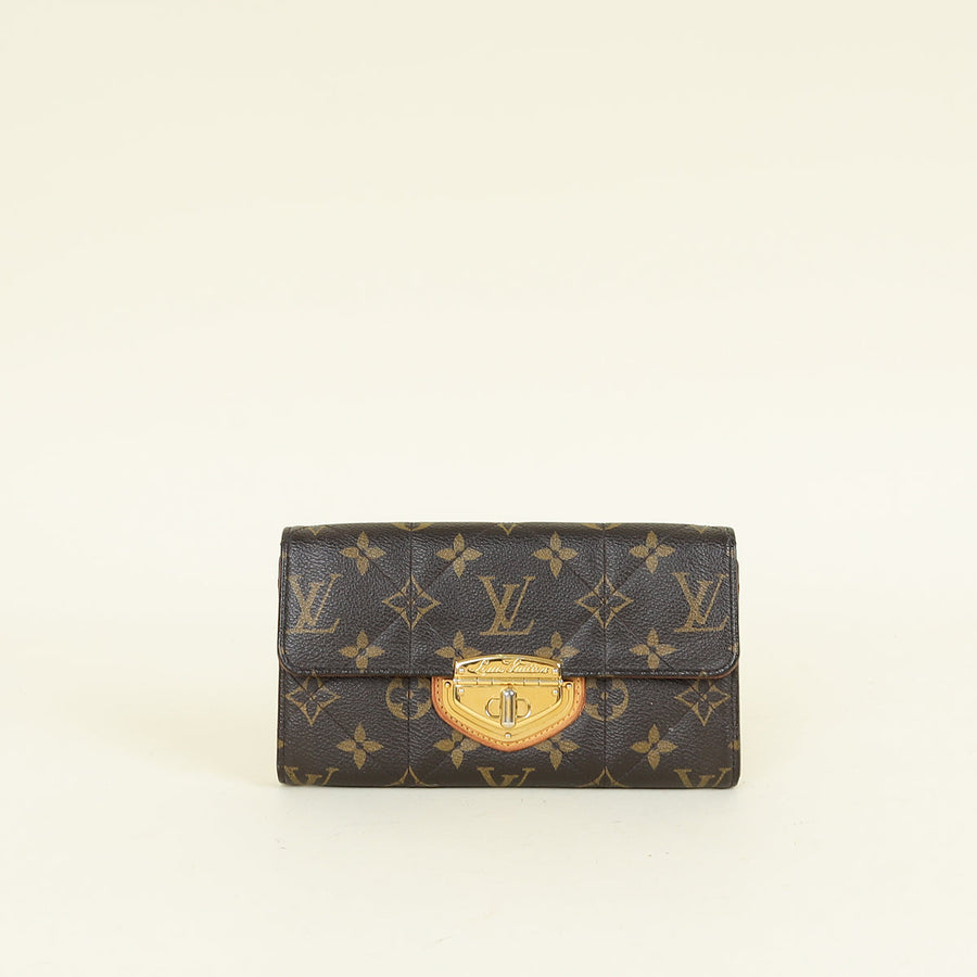 Louis Vuitton Brown Monogram Etoile Sarah Wallet