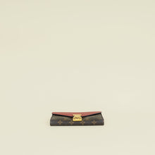 Louis Vuitton Monogram Red Pallas Long Wallet