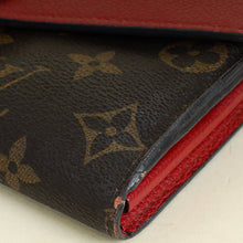 Louis Vuitton Monogram Red Pallas Long Wallet