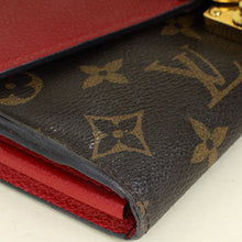 Louis Vuitton Monogram Red Pallas Long Wallet