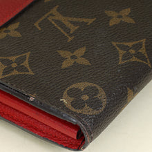 Louis Vuitton Monogram Red Pallas Long Wallet