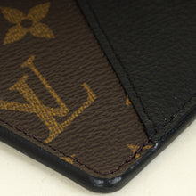 Louis Vuitton Brown Monogram Black Kimono Card Holder