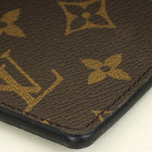Louis Vuitton Brown Monogram Black Kimono Card Holder