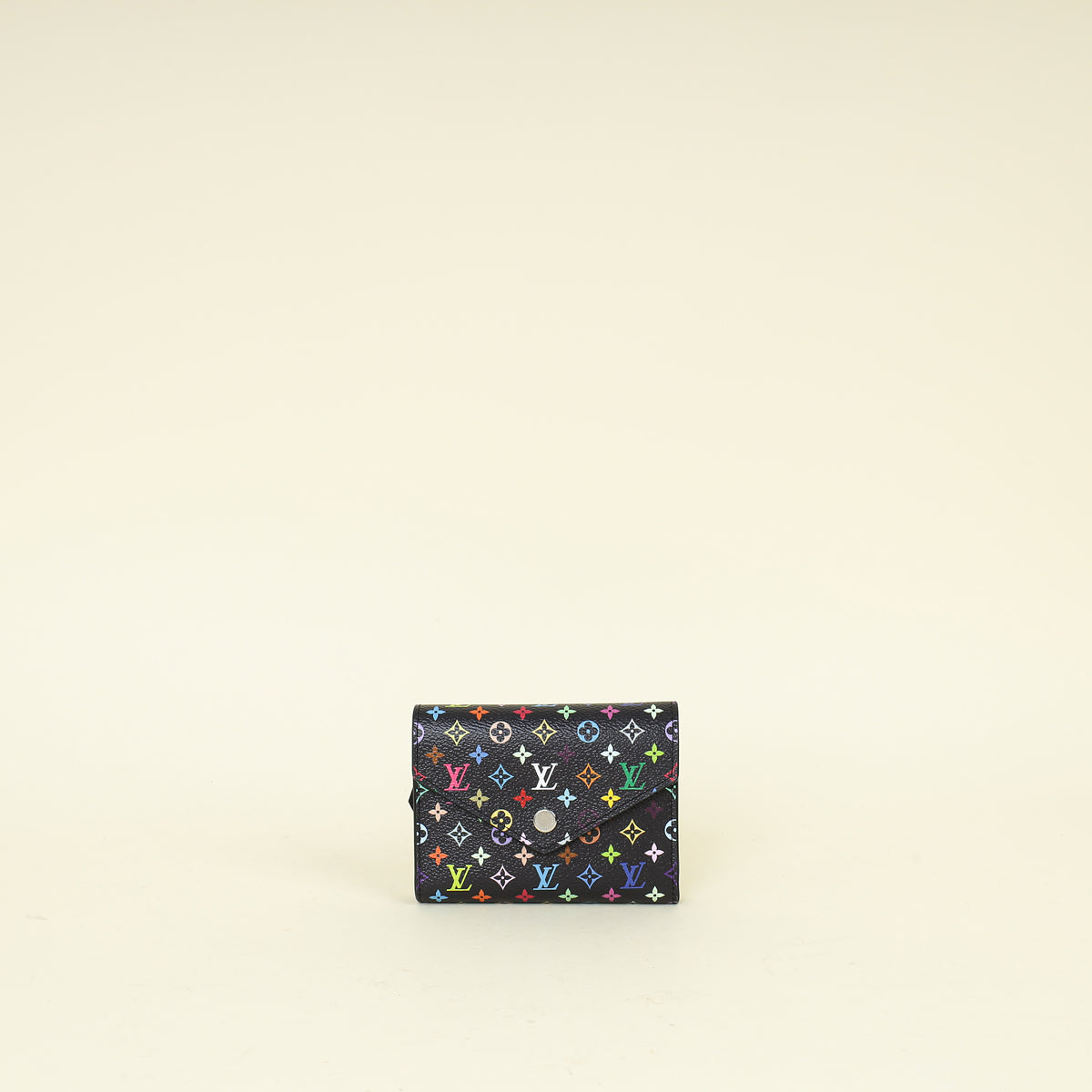 Louis Vuitton Black Multicolor x TM Multicolor Monogram Victorine Wallet