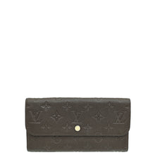 Louis Vuitton Terre Monogram Empreinte Virtuose Wallet W/ A.T Initials