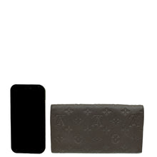 Louis Vuitton Terre Monogram Empreinte Virtuose Wallet W/ A.T Initials