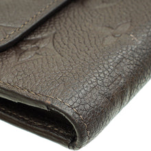 Louis Vuitton Terre Monogram Empreinte Virtuose Wallet W/ A.T Initials