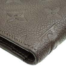 Louis Vuitton Terre Monogram Empreinte Virtuose Wallet W/ A.T Initials