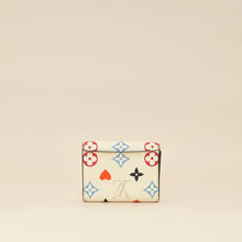 Louis Vuitton White Multicolor Monogram Game On Zoe Wallet
