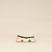 Louis Vuitton White Multicolor Monogram Game On Zoe Wallet