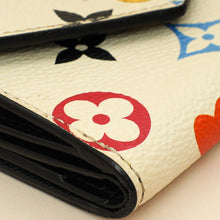 Louis Vuitton White Multicolor Monogram Game On Zoe Wallet
