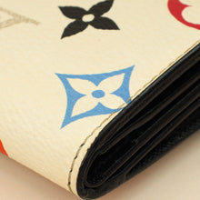 Louis Vuitton White Multicolor Monogram Game On Zoe Wallet