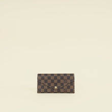 Louis Vuitton Damier Ebene Josephine Wallet W/ B.A Initial