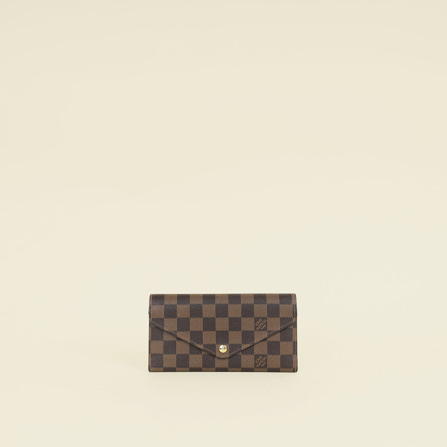 Louis Vuitton Damier Ebene Josephine Wallet W/ B.A Initial