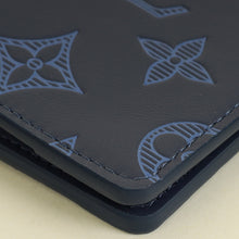 Louis Vuitton Navy Blue Monogram Shadow Pocket Organizer