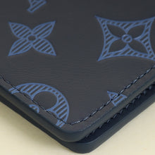 Louis Vuitton Navy Blue Monogram Shadow Pocket Organizer