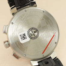 Louis Vuitton Stainless Steel Damier Graphite Tambour Automatic 44mm Watch