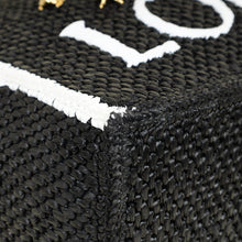 Loewe Bicolor Raffia Large LOEWE Font Tote Bag