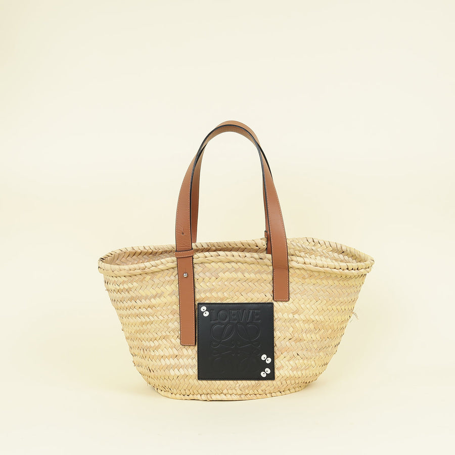 Loewe Bicolor Ltd. Ed. Studio Ghibli Basket Makkuro Kurosuke Medium Bag