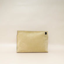 Loewe Beige Suede Large T Pouch