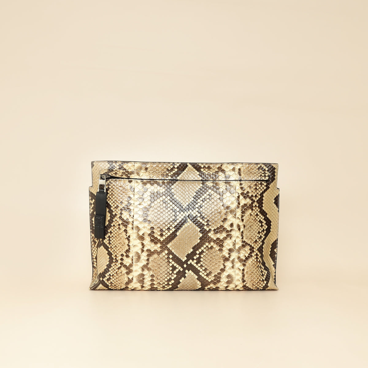 Loewe Bicolor Python Repeat T Pouch