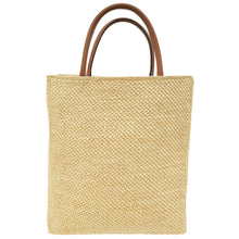 Loewe Bicolor Standard A4 Tote Raffia Bag