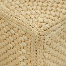 Loewe Bicolor Standard A4 Tote Raffia Bag