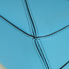 Loewe Cyan Mini Puzzle Edge Bag