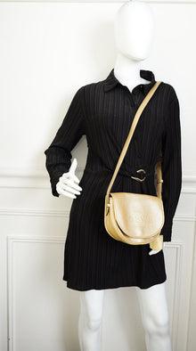 Loewe Metallic Gold Heritage Crossbody Bag