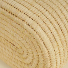 Loewe Bicolor Small Square Basket Raffia Bag