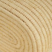Loewe Bicolor Small Square Basket Raffia Bag