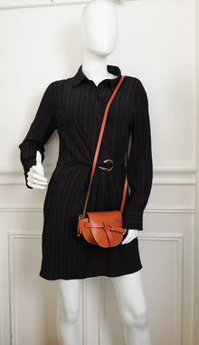 Loewe Brown Python Mini Gate Bag