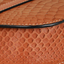 Loewe Brown Python Mini Gate Bag