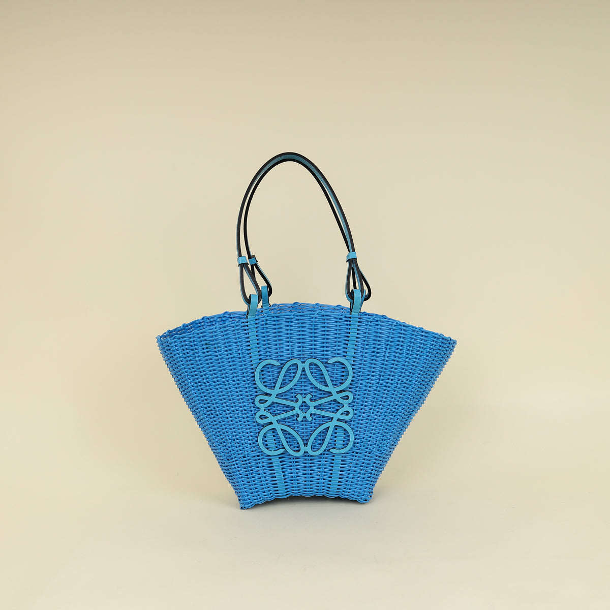 Loewe Blue X Paula's Ibiza Small Mermaid Basket Bag