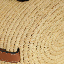 Loewe Beige x Paula’s Ibiza Raffia Beehive Basket Bag