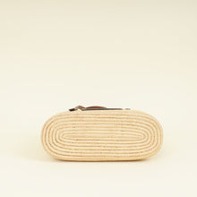 Loewe Bicolor Small Square Basket Raffia Bag