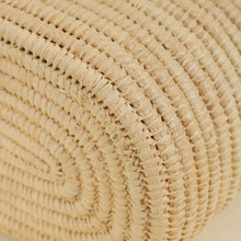 Loewe Bicolor Small Square Basket Raffia Bag