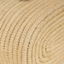 Loewe Bicolor Small Square Basket Raffia Bag