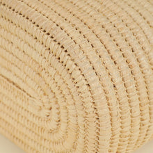 Loewe Bicolor Small Square Basket Raffia Bag
